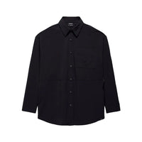 WOMEN'S PRANA RAILAY OVERSIZED BUTTON DOWN | BLACK