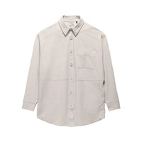 WOMEN'S PRANA RAILAY OVERSIZED BUTTON DOWN | ALMOND