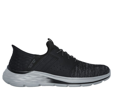 MEN'S SKECHERS SLIP-INS RELAXED FIT: GARNER - NEWICK | BLACK