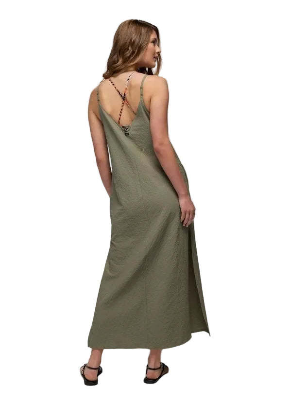 WOMEN'S PRANA COSTAL SOL MAXI DRESS | SAGE