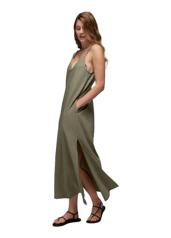 WOMEN'S PRANA COSTAL SOL MAXI DRESS | SAGE