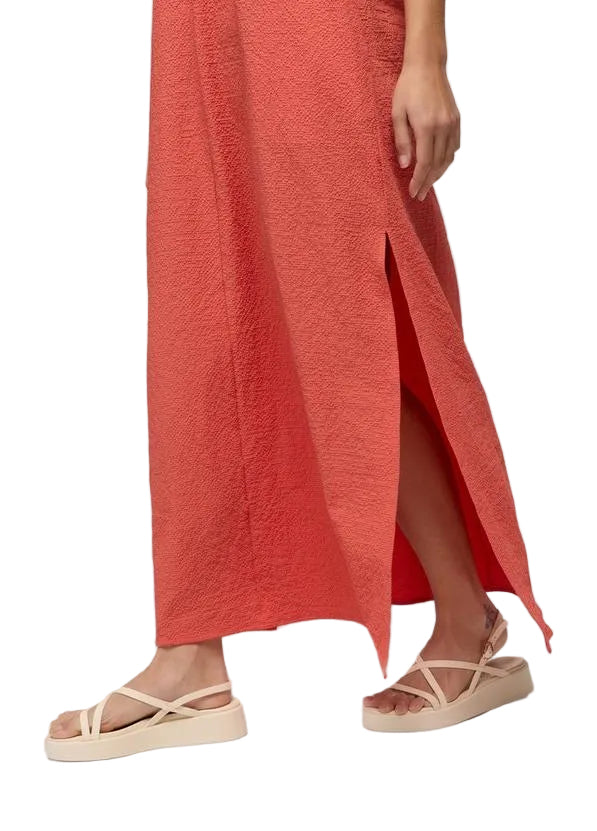WOMEN'S PRANA COSTAL SOL MAXI DRESS | LYCHEE