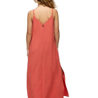 WOMEN'S PRANA COSTAL SOL MAXI DRESS | LYCHEE