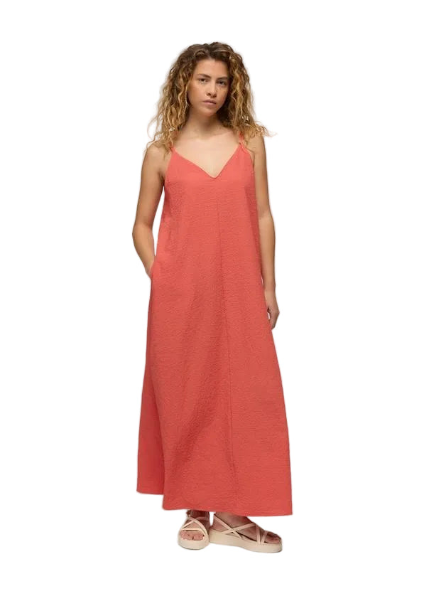 WOMEN'S PRANA COSTAL SOL MAXI DRESS | LYCHEE