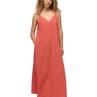 WOMEN'S PRANA COSTAL SOL MAXI DRESS | LYCHEE