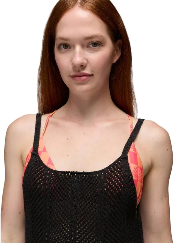 WOMEN'S PRANA CROCHET MINI DRESS | BLACK