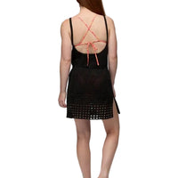 WOMEN'S PRANA CROCHET MINI DRESS | BLACK
