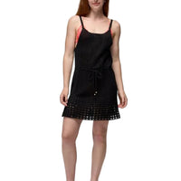WOMEN'S PRANA CROCHET MINI DRESS | BLACK
