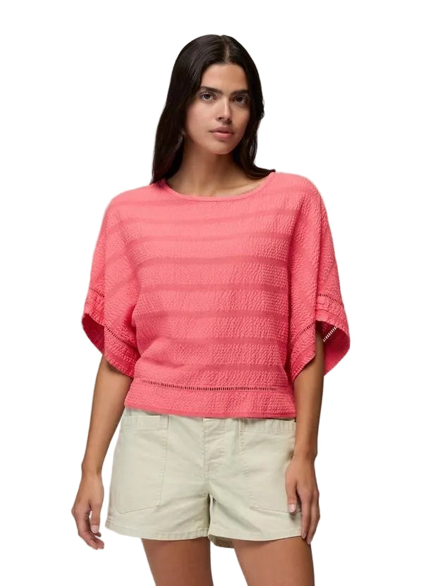 WOMEN'S PRANA OCEAN HILLS TOP | GUAVA
