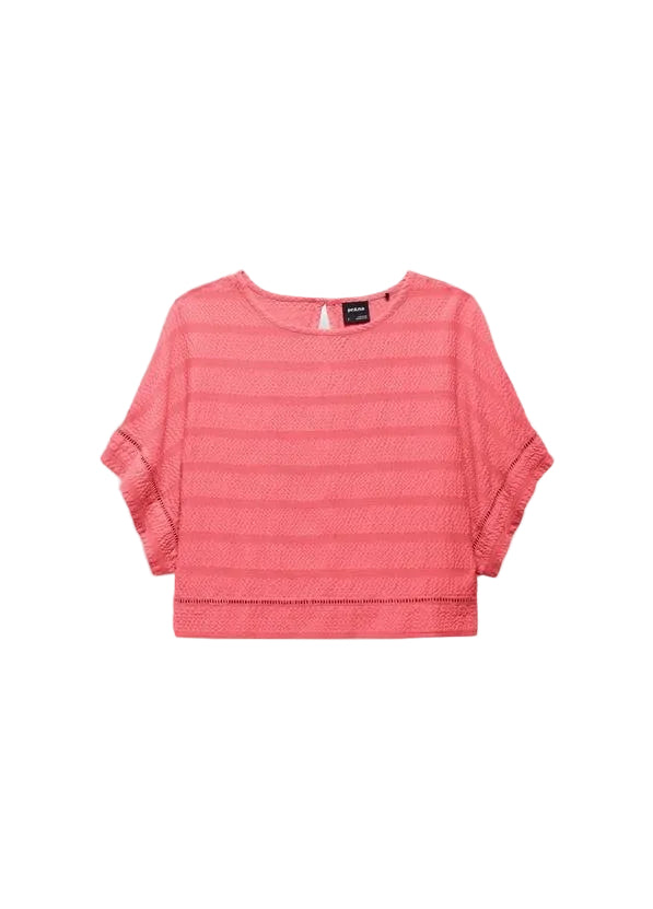 WOMEN'S PRANA OCEAN HILLS TOP | GUAVA
