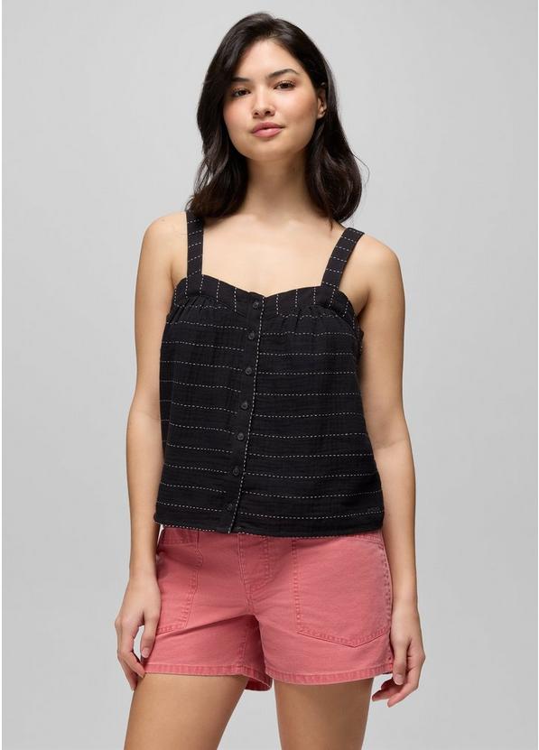 WOMEN'S PRANA SPRING GOLDIE BEACH TANK TOP | BLACK