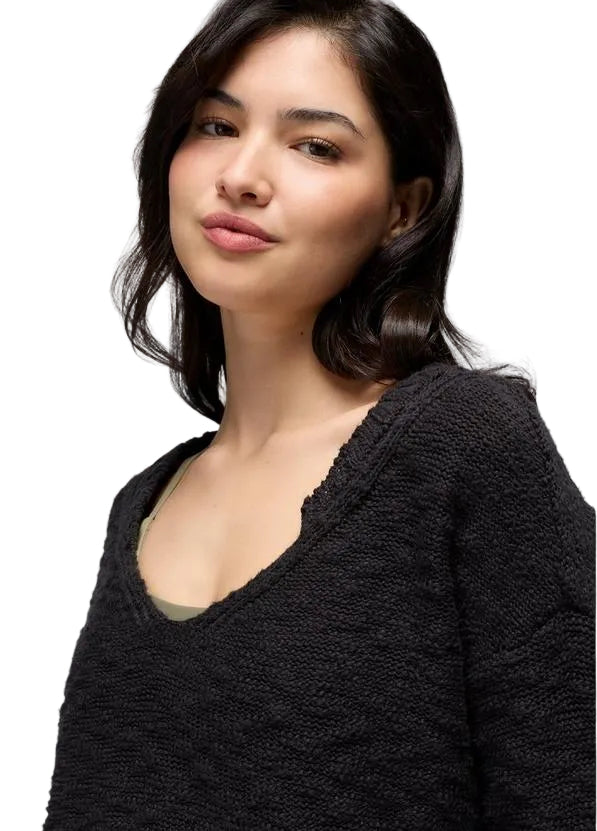 WOMEN'S PRANA SUNSHINE SUNSET SWEATER | BLACK
