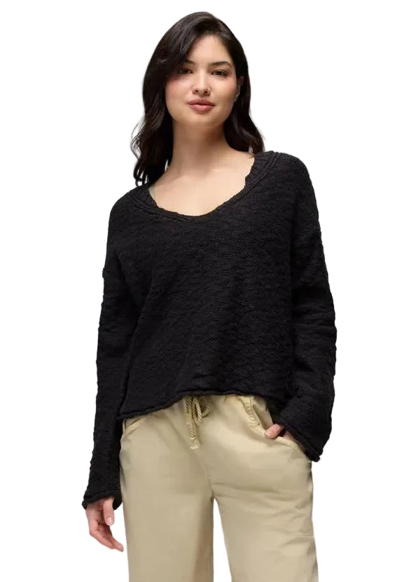 WOMEN'S PRANA SUNSHINE SUNSET SWEATER | BLACK