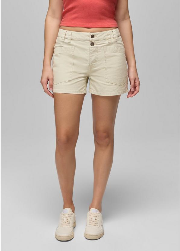 WOMEN'S PRANA SUTON SHORT | BEACH PEBBLE