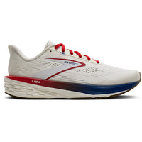 WOMEN'S BROOKS LAUNCH 12 | COCONUT / RED / BLUE