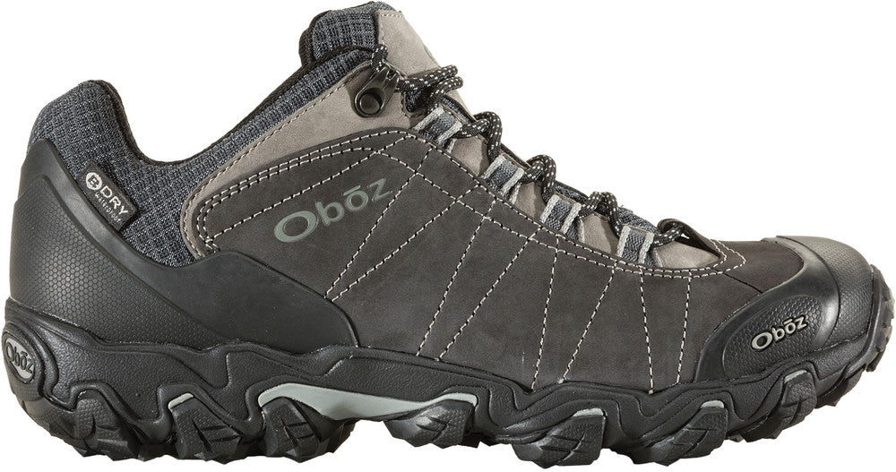 MEN'S OBOZ BRIDGER LOW WATERPROOF | DARK SHADOW
