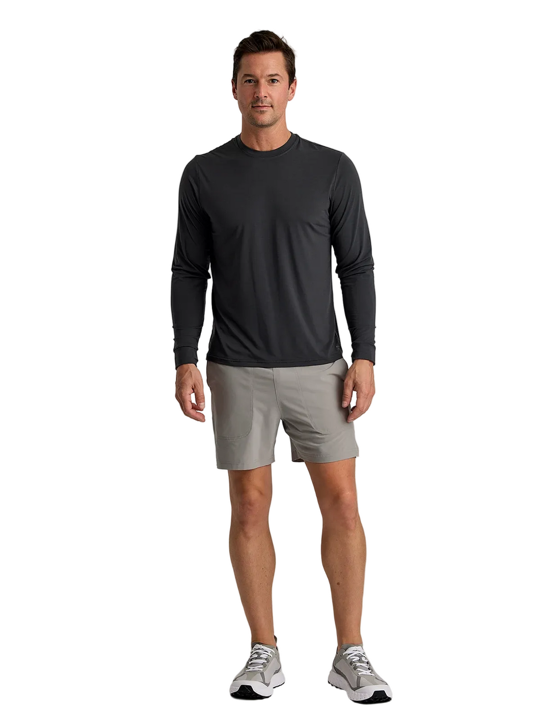 MEN'S FREE FLY ELEVATE LIGHTWEIGHT LONG SLEEVE | BLACK SAND
