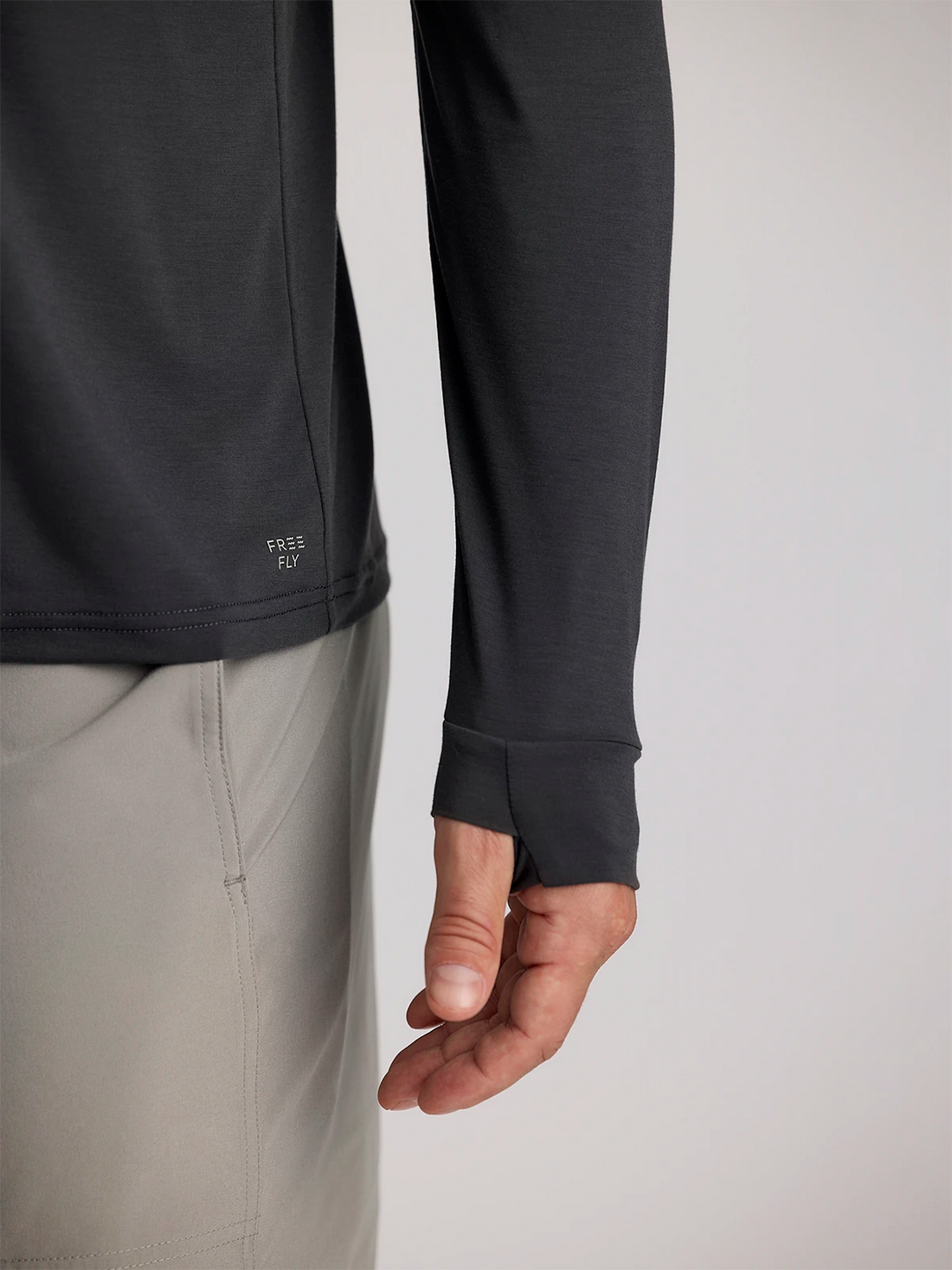MEN'S FREE FLY ELEVATE LIGHTWEIGHT LONG SLEEVE | BLACK SAND