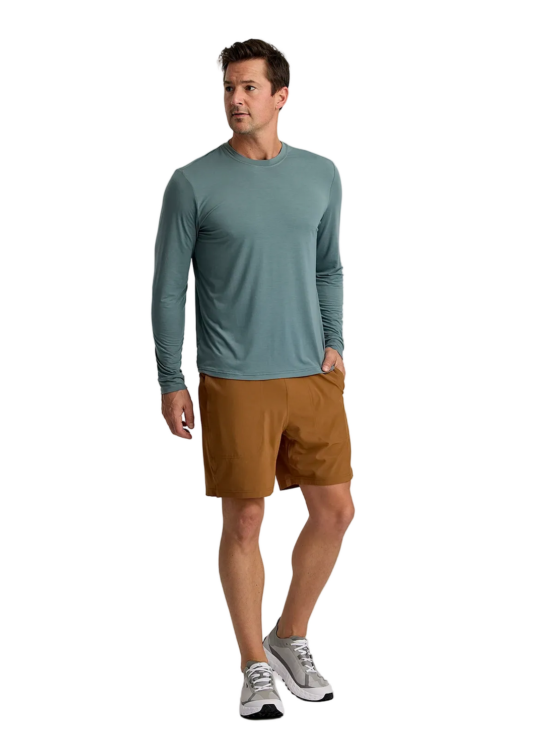 MEN'S FREE FLY ELEVATE LIGHTWEIGHT LONG SLEEVE | STORMY SEA