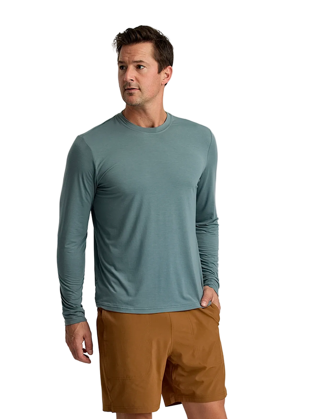 MEN'S FREE FLY ELEVATE LIGHTWEIGHT LONG SLEEVE | STORMY SEA