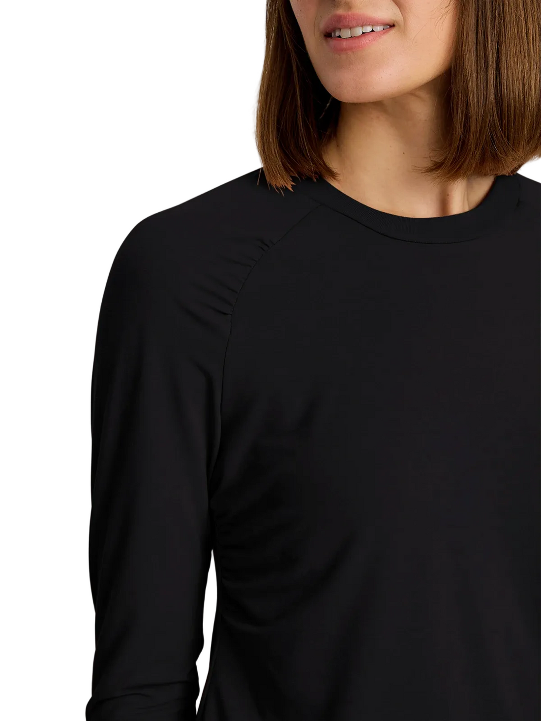 WOMEN'S FREE FLY ELEVATE LIGHTWEIGHT FITTED LONG SLEEVE | BLACK