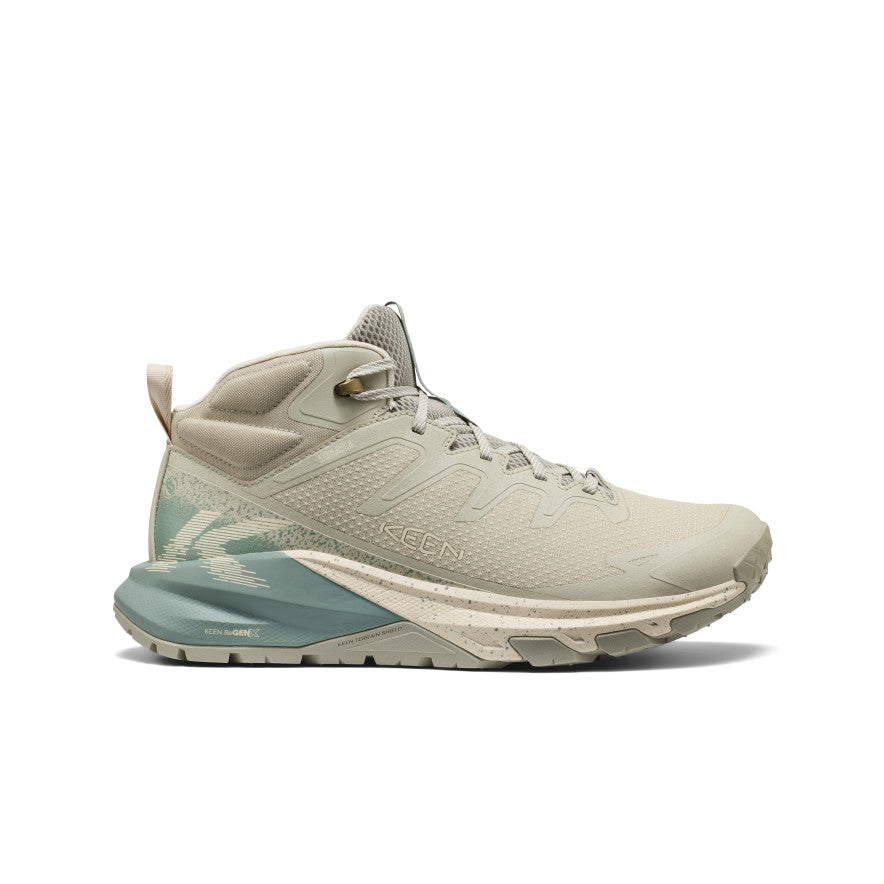 WOMEN'S KEEN TARGHEE APEX MID WATERPROOF | ABBEY STONE / BIRCH