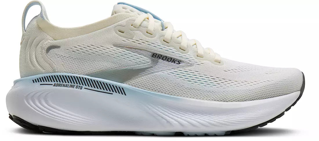 WOMEN'S BROOKS ADRENALINE GTS 25 | STAR WHITE / NANTUCKET / CHROME