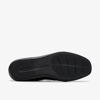 WOMEN'S CLARKS LYNELL SLIP | BLACK LEATHER