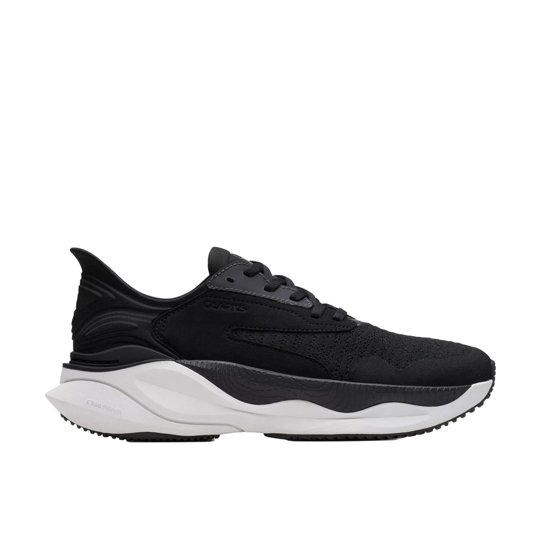 WOMEN'S CLARKS PACE | BLACK | WHITE