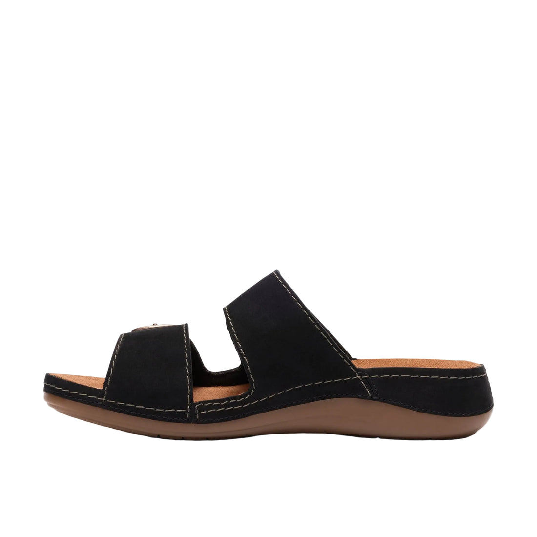 WOMEN'S CLARKS CECILY STEP | BLACK NUBUCK