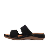 WOMEN'S CLARKS CECILY STEP | BLACK NUBUCK