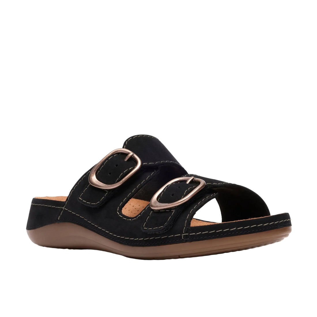 WOMEN'S CLARKS CECILY STEP | BLACK NUBUCK