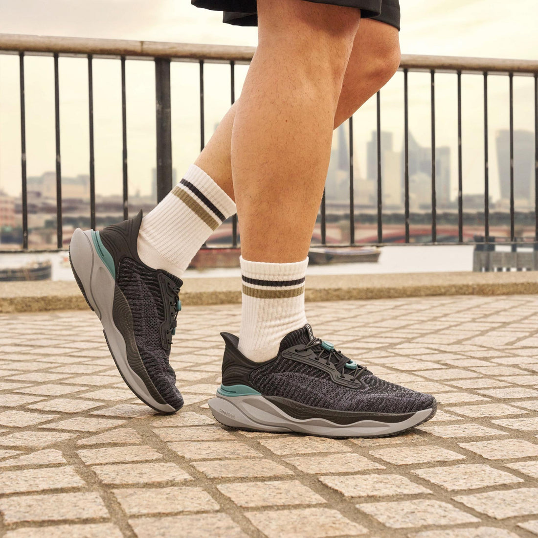 MEN'S CLARKS PACE RISE | BLACK COMBI