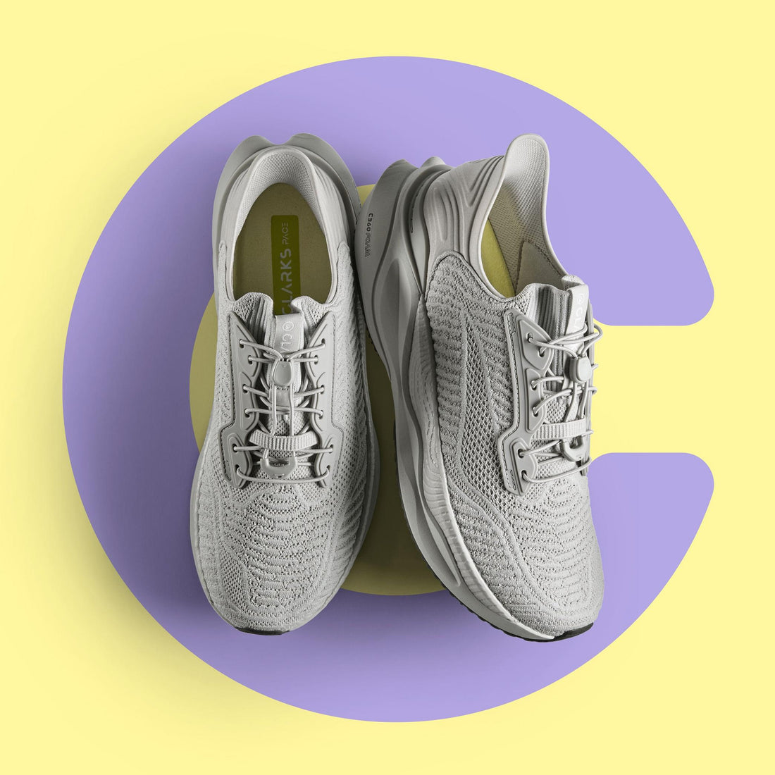 MEN'S CLARKS PACE RISE | LIGHT GREY