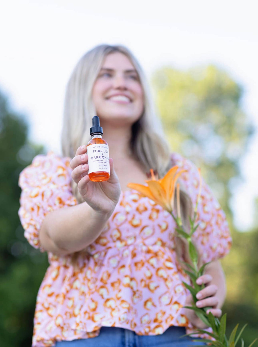 LAVENDER THORNE PURE JOY + BAKUCHIOL FACE SERUM