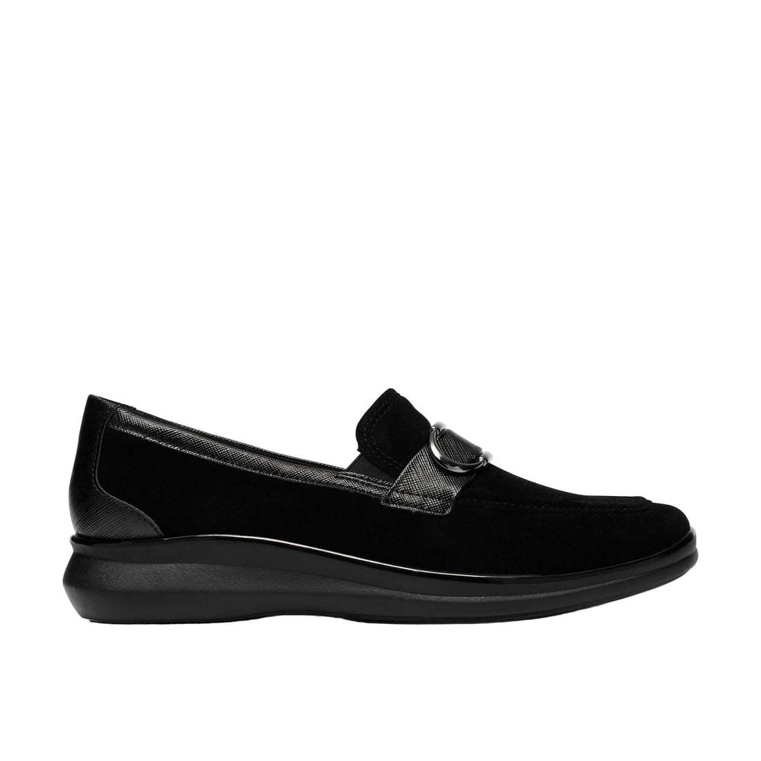 WOMEN'S CLARKS LYNELL BAY | BLACK SUEDE