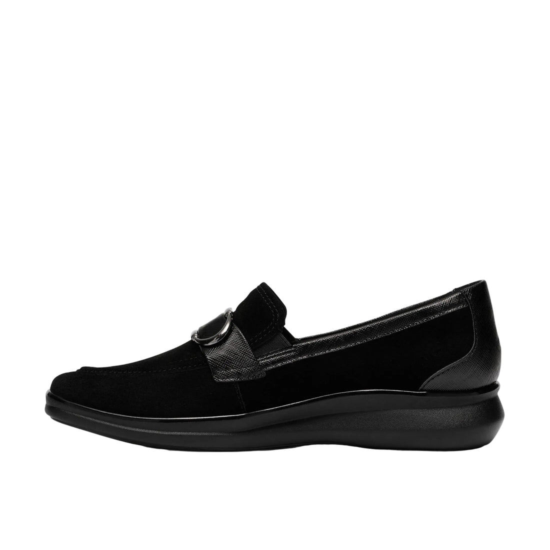 WOMEN'S CLARKS LYNELL BAY | BLACK SUEDE