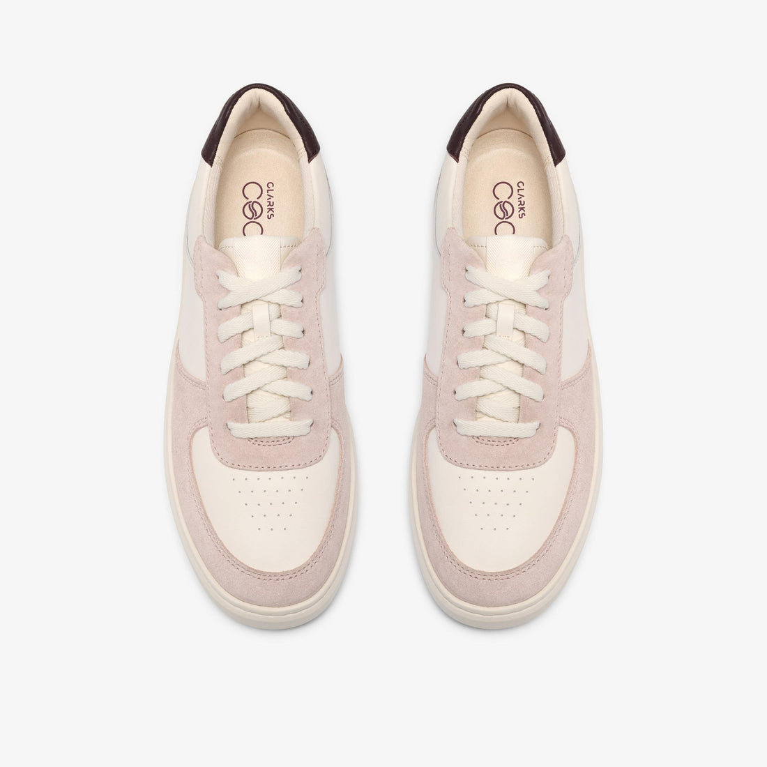 WOMEN'S CLARKS CODE C COURT | LIGHT PINK COMBI