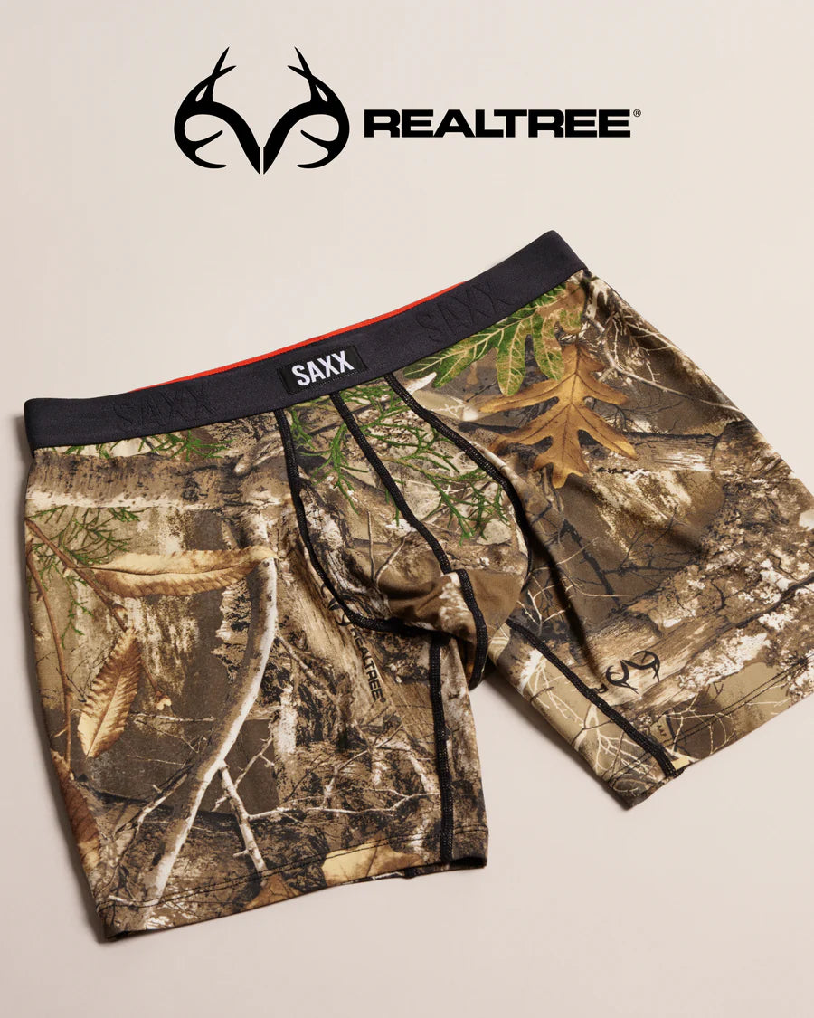 MEN'S SAXX VIBE XTRA SOFT COMFORT BOXER BRIEF 6" | CAMOUFLAGE