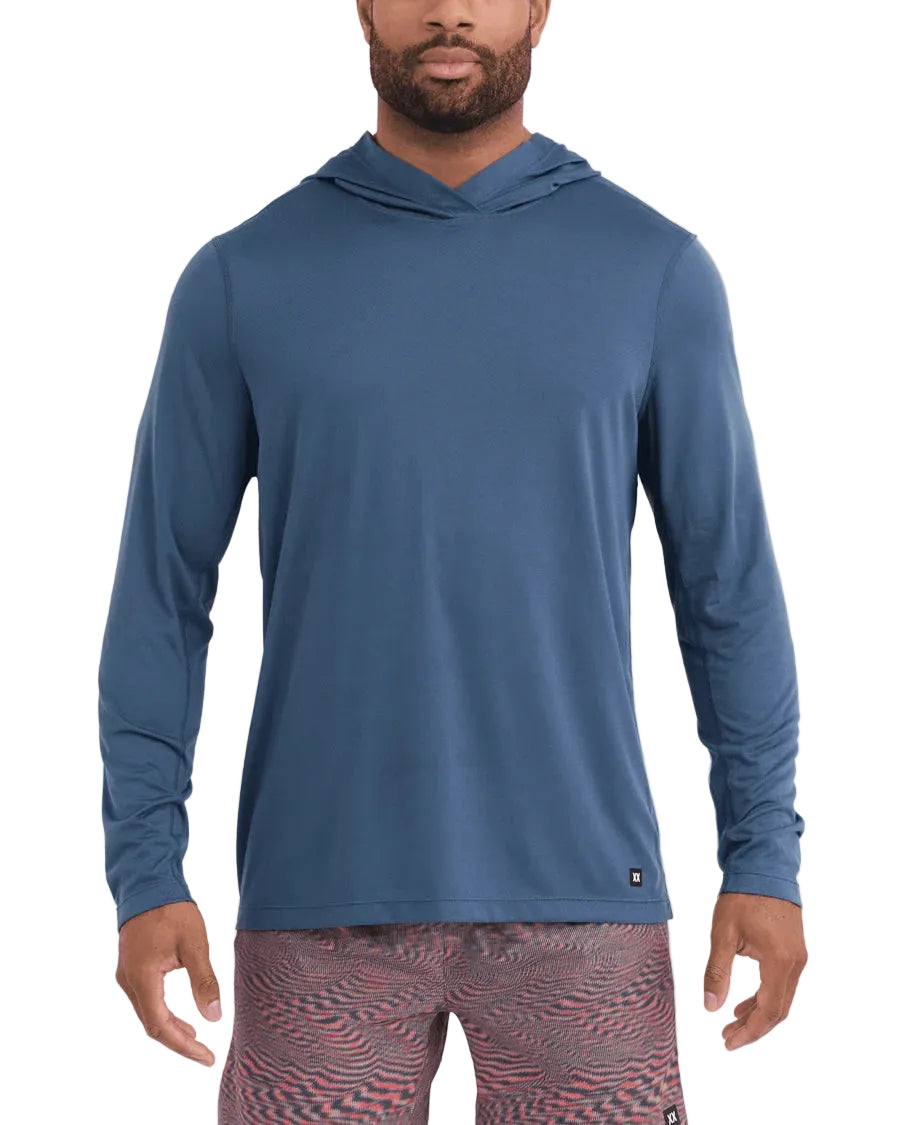 MEN'S SAXX MULTI-SPORT TECH HOODIE | WASHED INDIGO