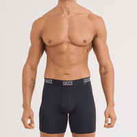 MEN'S SAXX DROPTEMP ALL DAY BOXER BRIEFS POUCHLESS | BLACK