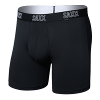 MEN'S SAXX DROPTEMP ALL DAY BOXER BRIEFS POUCHLESS | BLACK