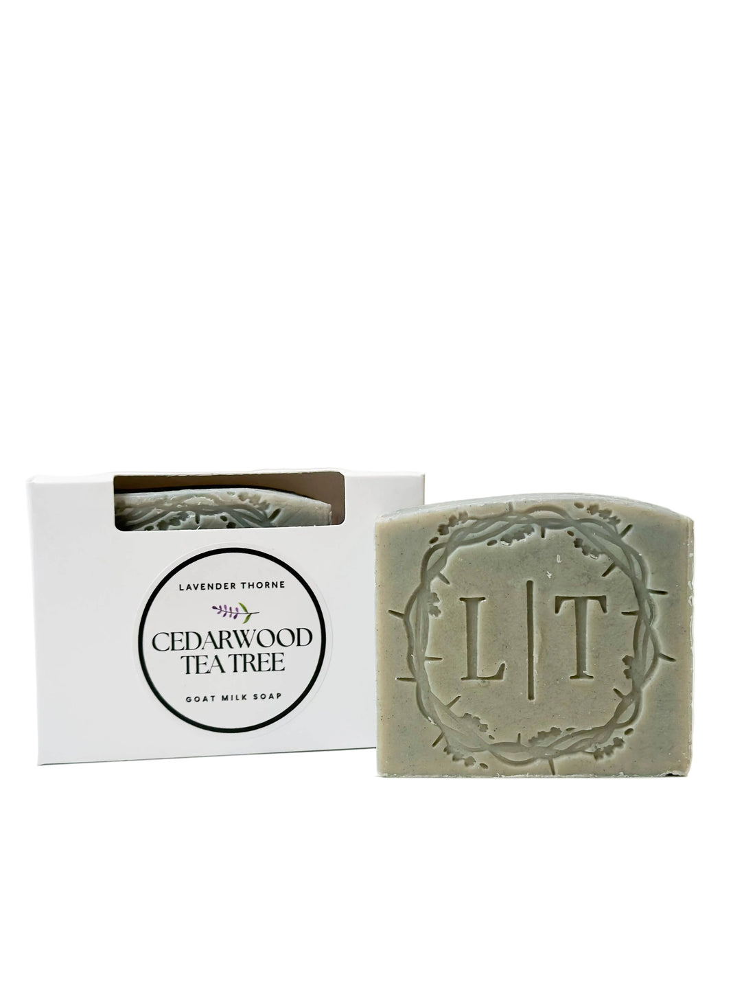LAVENDER THORNE CEDARWOOD TEA TREE SOAP