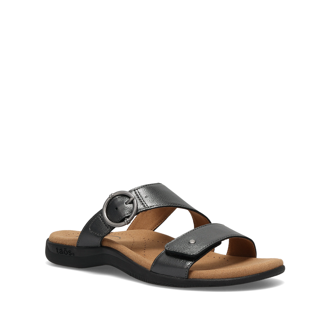 WOMEN'S TAOS WESTSIDE SANDAL | BLACK METALLIC