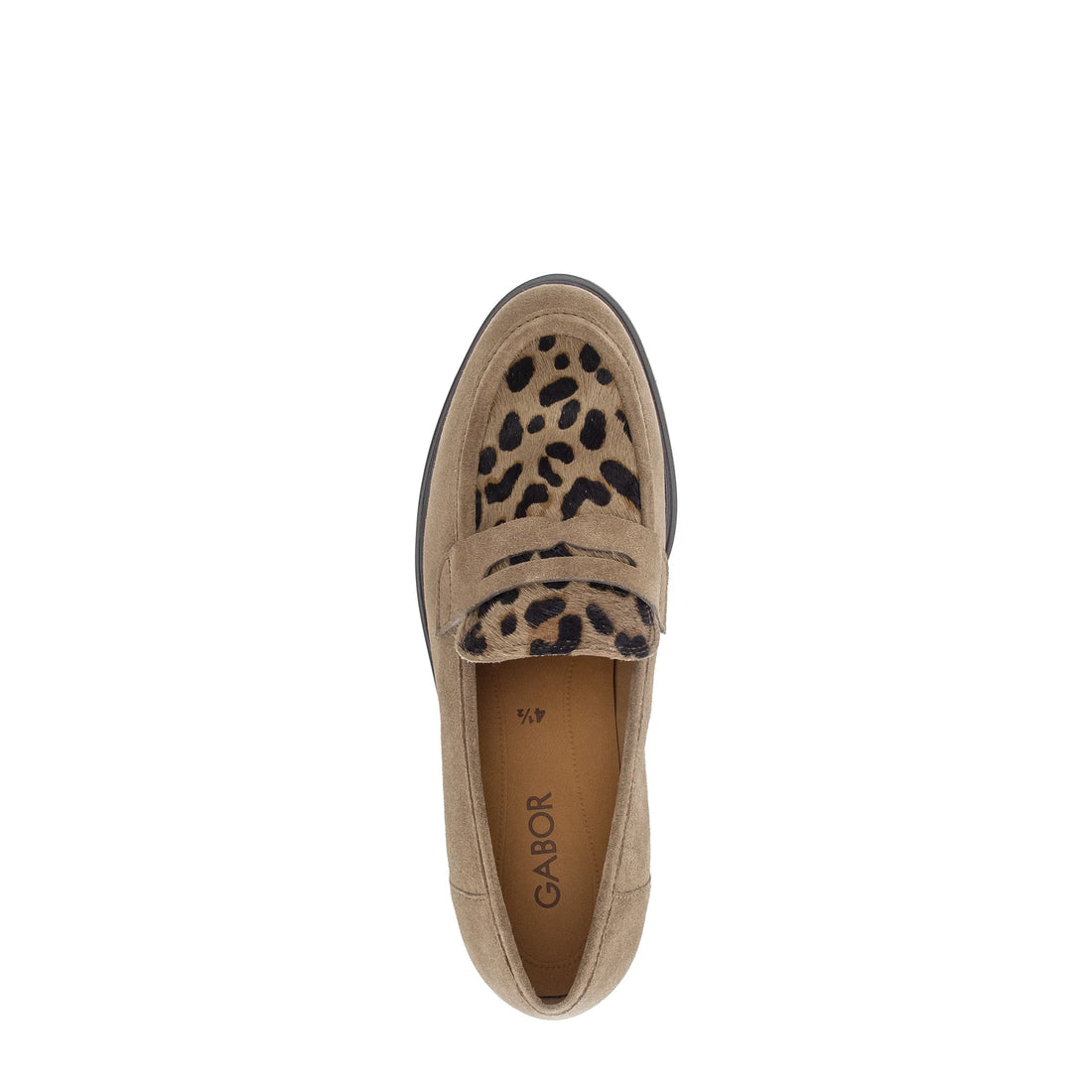 WOMEN'S GABOR 4011.01.004 LOAFER | DREAMVEL / HAIRY LEO FARRO / BLACK