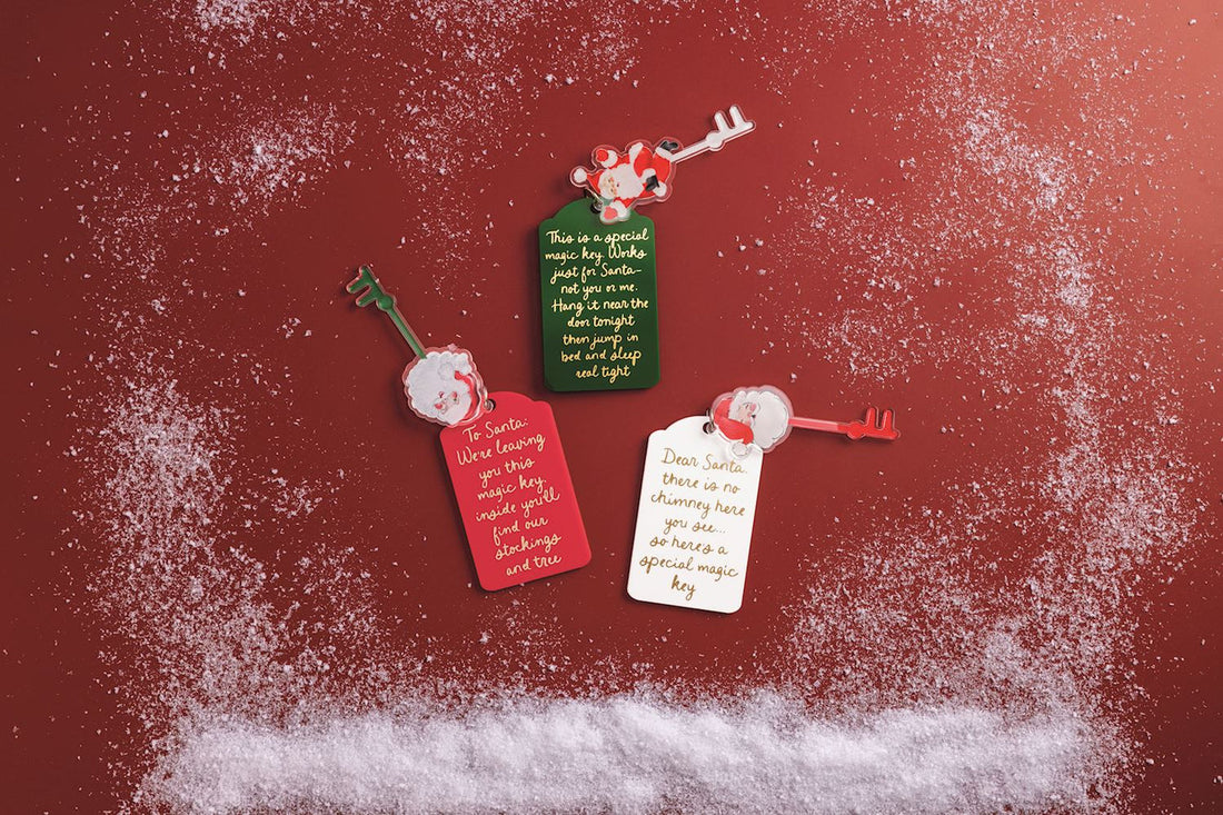 MUDPIE SANTA MAGIC KEY TAGS