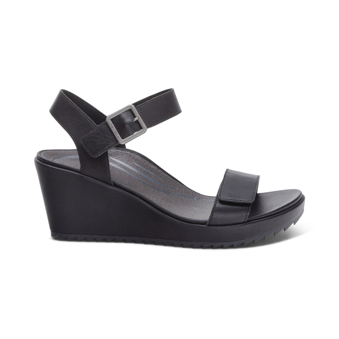 WOMEN'S AETREX ANDREA WEDGE | BLACK