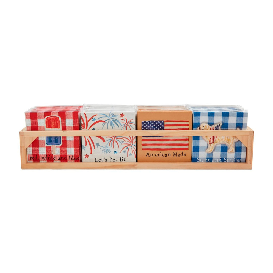 MUDPIE AMERICANA PAPER NAPKINS 4 STYLES