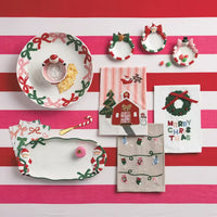MUDPIE CHRISTMAS WHIMSY BEADED TOWELS