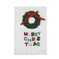 MUDPIE CHRISTMAS WHIMSY BEADED TOWELS